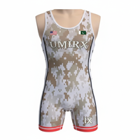 Combinaisons de lutte unisexes personnalisées sublimées 100% polyester 300g, haute qualité, sans couture, marque privée, pour équipes, adultes, grandes tailles