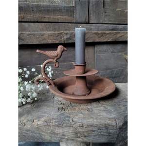 Portavelas de Metal con Diseño de Hoja de Arce Rústico Hecho a Mano |   Candelabro de Bronce de Estilo Europeo de Lujo |   Candelabro Decorativo Estético - Product Image 3