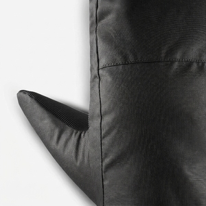 Mitaines de ski unisexes d'hiver, isolées en polyester, fermeture à cordon, chaleur thermique, noir - Product Image 5