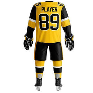 Uniformes de hockey sur glace personnalisés les plus populaires pour adultes - Vêtements d'équipe en gros avec couleur personnalisée et tissu respirant à séchage rapide - Product Image 2
