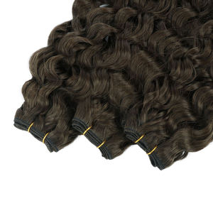 Extensions de cheveux humains Remy ondulés de qualité export, ondulations naturelles douces pour femmes, pour coiffure, volume, longueur et densité. - Product Image 5