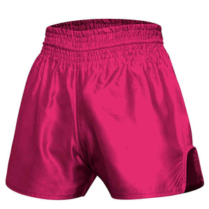 Shorts de Artes Marciales Rosas para Mujer, 100% Poliéster, Transpirables, Corte Regular, Ropa de Artes Marciales Mixtas, Talla Adulto, para Venta en Línea - Product Image 1