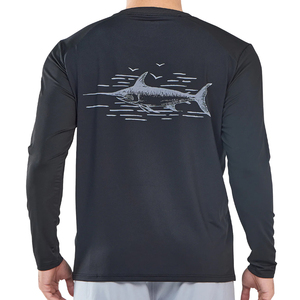 Camisa de pesca profesional UPF 50 con protección solar, ropa deportiva de alto rendimiento de manga larga para deportes acuáticos al aire libre, equipo de pesca - Product Image 6