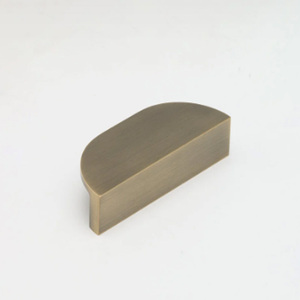 Poignée de meuble minimaliste en laiton massif, forme originale, durable, pour porte d'armoire - Product Image 5