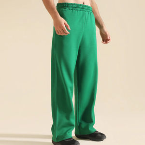 Pantalon de jogging pour homme 100% Coton épais, délavé à l'acide et effet soleil, en molleton premium, style streetwear vintage, personnalisable - Product Image 1