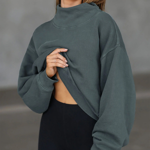 Women <b>Mock</b> <b>Neck</b> Turtleneck Sweater Soft Knit Winter <b>Top</b> - Product Image 1