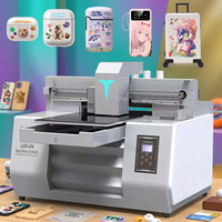 Printer Inkjet Digital A3 UV DTF dengan Print Head TX800, Cocok untuk Kulit, Pipa Fleksibel, Bola Golf, Pulpen, Casing Ponsel Kayu
