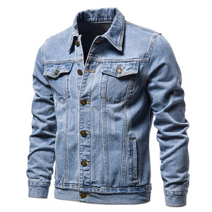 Veste en jean pour homme, prix bas, haute qualité, logo personnalisé imprimé, grande taille, respirante, veste d'hiver personnalisée pour homme - Product Image 2