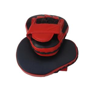 Custom Made Professional Cowhide Leather Boxing Gloves Curved Punching Mitts and Focus <b>Pads</b> for MMA <b>Muay</b> <b>Thai</b> Karate Training - Product Image 6