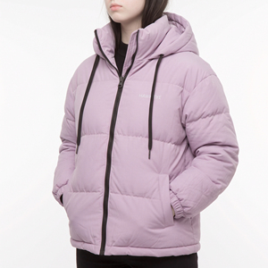เสื้อแจ็คเก็ตผู้หญิงแบบมีฮู้ด ยี่ห้อ Hawkeye  บุผ้านวม  ทรงพัฟเฟอร์ สีพื้น  สำหรับฤดูหนาว  แขนยาว  ปิดด้วยซิป - Product Image 5