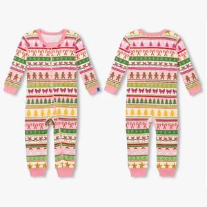 ชุดบอดี้สูทเด็กอ่อน 100% ผ้าฝ้าย นุ่มสบาย เป็นมิตรกับสิ่งแวดล้อม พร้อมซิปสองทาง แบบยูนิเซ็กซ์ ลายตารางหมากรุก สำหรับฤดูหนาว ผลิตในบังกลาเทศ - Product Image 4