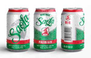 เบียร์กระป๋อง saola ขนาด330มล. เบียร์ผลิตในเวียดนาม - Product Image 3