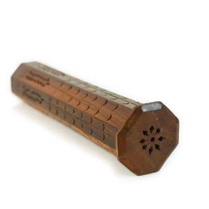 Porte-encens en bois de santal, diffuseur d'aromathérapie en forme de lune et d'étoile, brûleur d'encens avec rangement pour la décoration de la maison - Product Image 6