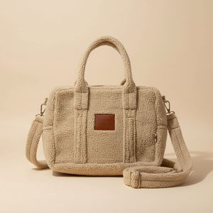 กระเป๋าผ้าฝ้ายกันน้ำแบบกำหนดเองสำหรับผู้หญิง กระเป๋าช้อปปิ้งแบบมีซิป เป็นมิตรกับสิ่งแวดล้อม ใช้ซ้ำได้ สำหรับใช้ที่ชายหาด ผลิตจาก PVC โรงงานรับผลิตแบบ OEM/ODM - Product Image 4