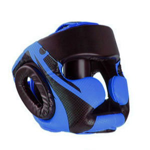 Nouveau design, vente en gros OEM, casque de boxe en PU, protège-tête intégral, protection de la tête, protège-tête de Taekwondo blanc - Product Image 6