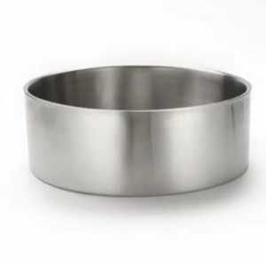 Commercial Thickened Stainless Steel Mixing Bowl Deep Cylindrical Silver Metal Soup <b>Salad</b> Basin Kitchen Storage Container - Product Image 1
