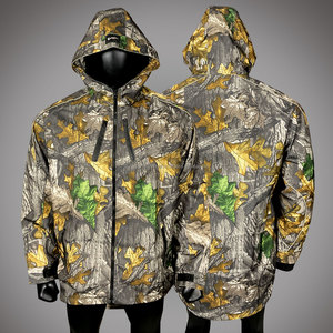 Custom Unisex Hunting Tactical <b>Jacket</b> Camouflage Inner <b>Soft</b> Lining Front Chest 2 Zips Waterproof Windproof Cordura <b>Hooded</b> Hard - Product Image 1