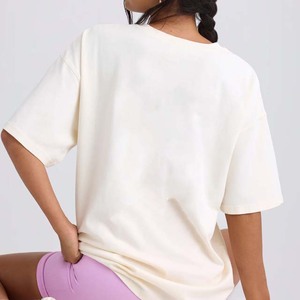 Nouveaux T-shirts Oversize Femme à Prix Abordable - Personnalisables, Haut de Gamme, 100% Coton, Tops d'Été Amples et Respirants, Coupe Longue Mi-longue - Product Image 4