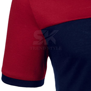 Polo de hombre de diseño único y colores contrastantes, de alta calidad, para venta al por mayor, estilo urbano. - Product Image 6
