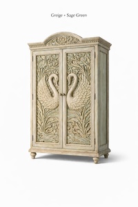 Armario de Madera Rajhans Hecho a Mano, Estilo Vintage, para Uso en el Hogar o Hotel, Disponible para Suministro al por Mayor - Product Image 2