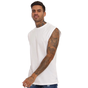 Débardeur de musculation pour homme en coton/fibre de bambou, personnalisable en couleurs et tailles, respirant, pour la musculation et le powerlifting - Product Image 4