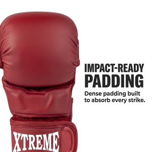 Gants de combat MMA personnalisés avec logo, demi-doigts, pour grappling, taille sur mesure, pour compétition sportive, équipement de combat pour équipes - Product Image 4