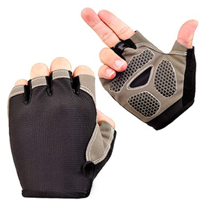 Guantes de Ciclismo Personalizados, Guantes de Ciclismo de Carretera, Guantes de Ciclismo de Cuero de Nueva Llegada, Medios Dedos, para Hombre - Product Image 1
