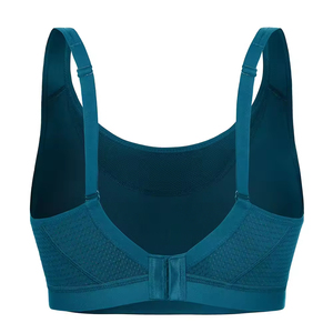 Soutien-gorge de sport personnalisé en nylon et élasthanne, respirant, léger, écologique, pour femmes adultes, grandes tailles, sans couture, avec logo personnalisé, vente en gros - Product Image 2