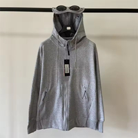 Sweat à capuche court hommes échantillon gratuit poids lourd éponge français surdimensionné épaule sérigraphié Streetwear à capuche pour hommes
