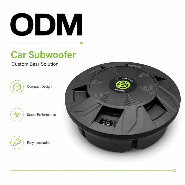ODM Sennuopu Car Power Professional Active Subwoofer Speakers 10 Inch Speaker Woofer Car Subwoofer