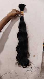 ธรรมชาติจำนวนมากอินเดีย Hair.100 % ที่ยังไม่ได้เวอร์จินอินเดียธรรมชาติผม Remy มนุษย์ที่มีคุณภาพที่ดีที่สุดผม Remy มนุษย์จากอินเดีย - Product Image 6