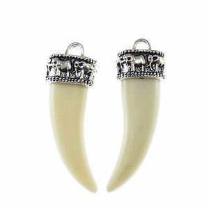 Handcrafted Carved Buffalo Horn Pendants Durable for <b>Boho</b> Jewelry Making Tribal Necklaces Crafts Accessories Wholesale Supply - Product Image 4