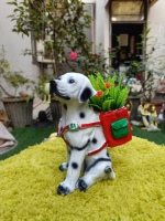 Pot Bunga Hias Resin Eco Berbentuk Zebra Lucu, Berlapis Glasir, untuk Dekorasi Rumah, Kantor, dan Taman