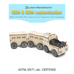 Jeux secret en bois 3d, plus de 100 pièces, kits d'expérimentation scientifique pour enfants, puzzle à tige en bois, vente en gros - Product Image 2