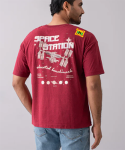 เสื้อยืดโอเวอร์ไซส์ลายโลโก้แบบกำหนดเอง เสื้อยืดวินเทจไซส์ใหญ่ เสื้อยืดผ้าคอตตอนหนานุ่ม ซักย้อมสีเอซิด สำหรับผู้ชาย - Product Image 4