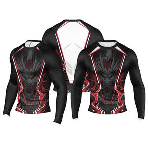 Camiseta de Surf Sublimada con Logotipo Personalizado al por Mayor, Camiseta de Natación para Hombre, 100% Poliéster, Transpirable, de Secado Rápido, Protección Solar Ligera - Product Image 4