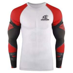Chemises de compression pour hommes, service OEM, meilleures ventes, tissu spandex premium, chemise de compression athlétique, en promotion. - Product Image 1