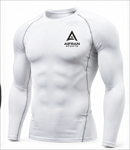 Chemise de combat à manches longues pour homme, respirante, à séchage rapide, pour MMA, BJJ, entraînement physique - Product Image 1