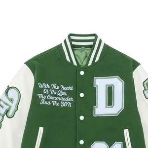 Chaqueta de Cuero Bordada para Mujer, Chaqueta de Motera de Cuero Genuino de Primera Calidad, Servicio de Muestras de Fábrica OEM ODM Disponible - Product Image 1