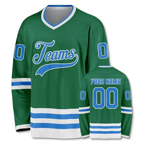 Uniforme de Hockey sobre Hielo Deportivo Transpirable de Fábrica, Jersey de Hockey sobre Hielo con Impresión Sublimada Personalizada Sin Logotipo - Product Image 1