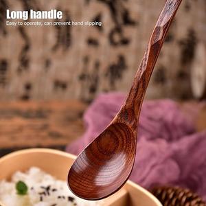 Cuillère à thé en bois finition naturelle, cuillère à café, sucre, sel, légère, écologique, outil de cuisine pour la maison et le café - Product Image 4