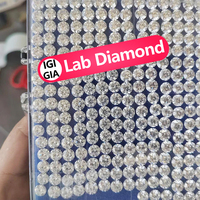 IGI Sertifikalı Laboratuvarda Yetiştirilmiş Elmaslar D Renk VVS VS 3EX Yuvarlak Brilyant Kesim Gevşek Elmaslar 2.0ct - 3.0ct