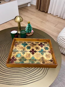 Handmade Serving <b>Tray</b> | <b>Decorative</b> Wooden <b>Tray</b> With Handles - Product Image 6