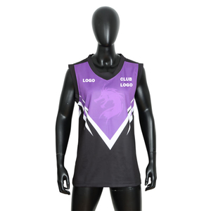 ผู้ผลิตเสื้อ AFL พิมพ์ลายตามสั่ง รับผลิตแบบ OEM ODM เสื้อฟุตบอลออสเตรเลียระบายอากาศได้ดี ซับเหงื่อ ชุดทีม แบรนด์ส่วนตัว - Product Image 1