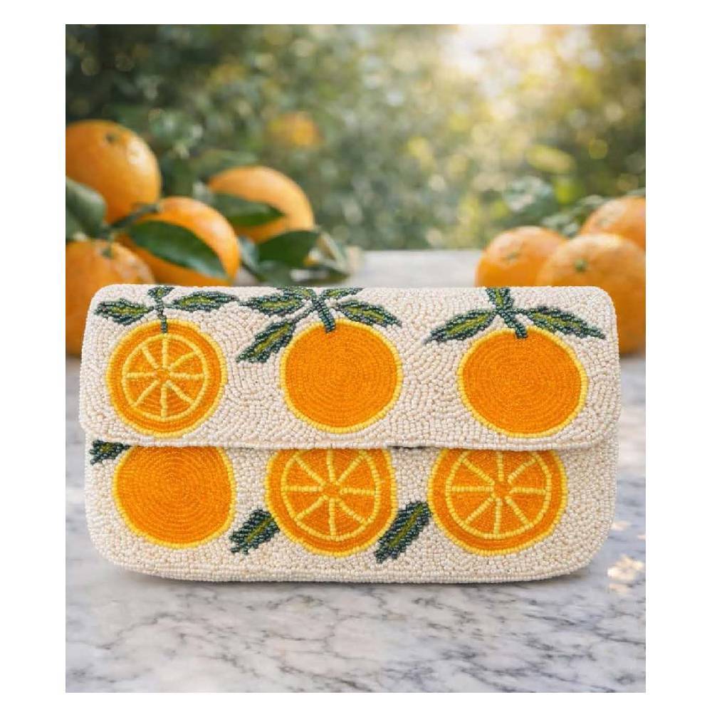 Orange, vert et blanc