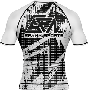 Conjunto de Rashguard para Hombre OEM Sin Gi, Top de Compresión con Logotipo Personalizado, Pantalones Cortos de Boxeo, Ropa de Lucha Transpirable de Spandex/Poliéster - Proveedor - Product Image 2