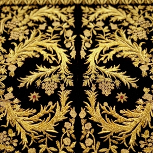 Delantal Masónico Premium Personalizado 2026 para Gran Maestro, Bordado a Mano con Hilos de Oro Pesado, Regalia Ceremonial de Lujo, Vestimenta para Logia - Product Image 3