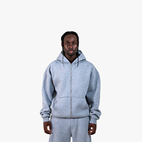Nouvel ensemble de survêtement pour homme 450, survêtement décontracté d'hiver surdimensionné, ensemble 2 pièces, sweat à capuche et pantalon de survêtement, streetwear, logo personnalisé