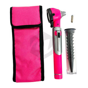 Otoscope LED de diagnostic ORL de qualité supérieure pour étudiants et usage domestique, format de poche, couleur rose, outil d'examen médical - Product Image 1