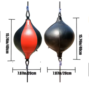 HAWK SPORTS INDUSTRIES - Balón de Boxeo de Doble Extremo para Entrenamiento de Velocidad, de PU, para Colgar del Techo o del Suelo, con Cuerda, para Práctica en Casa o en el Gimnasio - Product Image 2